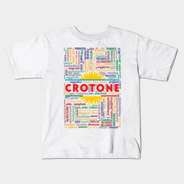 Wordart: Crotone Kids T-Shirt by Condormax